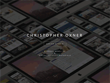 Tablet Screenshot of christopheroxner.com